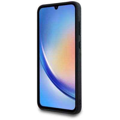5. Karl Lagerfeld Saffiano Karl&Choupette Pin Hülle für Samsung Galaxy A35 – Schwarz