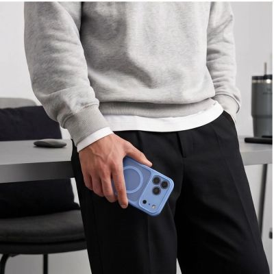 8. Tech-Protect BasicMag MagSafe Hülle für iPhone 17 Pro Max / 18 Pro Max – Hellblau matt