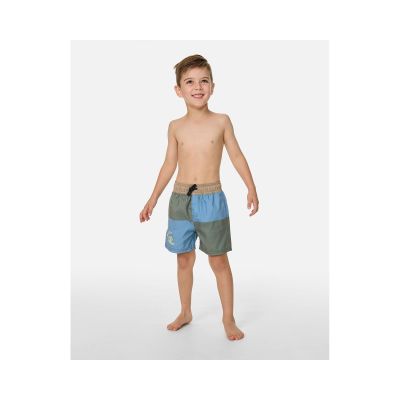 RIP CURL Block Volley Badeshorts für Jungen – Blau