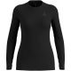 6. ODLO Merino 160 BL Top Crew Neck Damen T-Shirt L/S Gr. S Schwarz