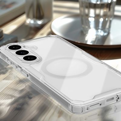 14. Nillkin Nature TPU Pro Hülle kompatibel mit MagSafe für Samsung Galaxy S26+ - Weiß