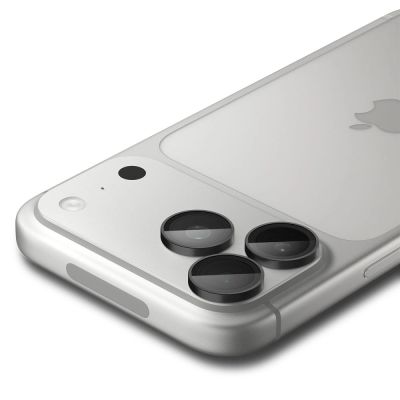 4. Spigen Optik Pro GLAS.TR EZ FIT 2er-Pack Displayschutzfolie aus gehärtetem Glas für iPhone 18 Pro / 18 Pro Max – Dunkelgrau