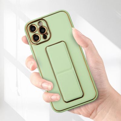 6. Neue Kickstand Case Hülle für iPhone 12 mit Ständer Lila