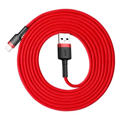 Baseus Cafule USB-A / Lightning 1,5A QC 3.0 Kabel 2 m - rot