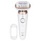8. BRAUN Silk-épil 9-011 3D IPL Epilierer, Nass- und Trockenepilation, Weiß, Gold