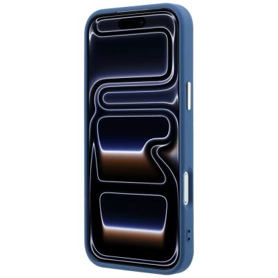 5. Guess 4G & Big Strass Logo Hülle für iPhone 18 Pro Max / 17 Pro Max - Blau