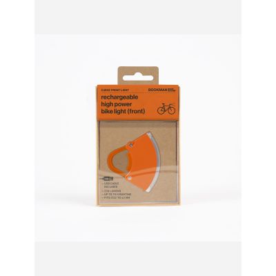 9. BOOKMAN Curve Frontlicht 220lm orange Fahrradlampe
