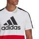 9. adidas Essentials Colorblock Single Jersey Tee M HE4330