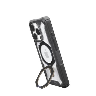 2. UAG Plasma XTE Magsafe - Schutzhülle mit Ständer für iPhone 16 Pro, kompatibel mit MagSafe (Asche/Titan)