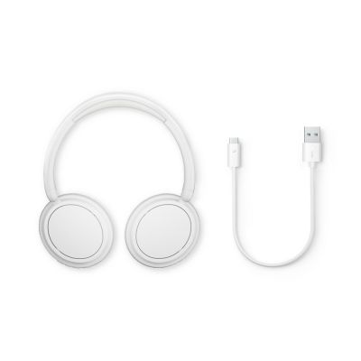6. Philips 5000 Serie TAH5209WT/00 Kopfhörer/Headset Kabelloses Kopfbügel-Headset Anrufe/Musik Bluetooth Weiß