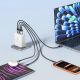 7. Tech-Protect NC200W-GaN 4-Port 200W Wandladegerät – Weiß
