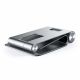 4. Satechi R1 Aluminium Scharnierhalter Faltbarer Ständer - Faltbarer Aluminiumständer für MacBook/iPad (Space Grau)