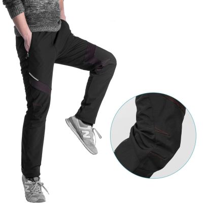 6. Winddichte Radsporthose Rockbros Patrol, Größe L - Schwarz