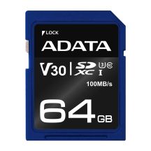 ADATA Premier Pro SDXC 64 GB Klasse 10 UHS-I/U3 V30