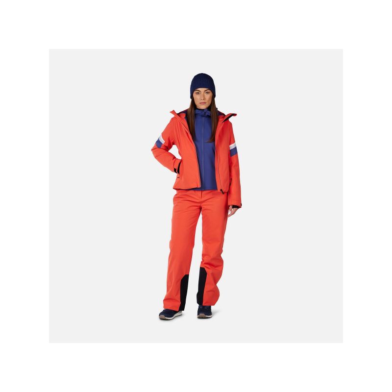 4. ROSSIGNOL Damen-Sweatshirt mit dünner Mid-Layer-Lage, FZ Blau