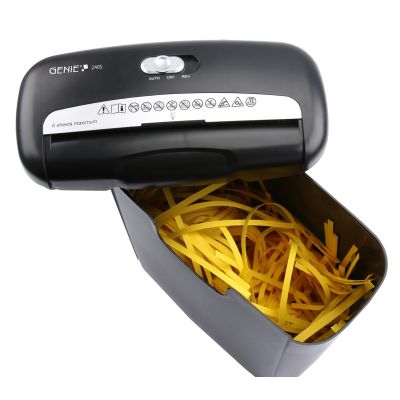 4. Genie 240 S Aktenvernichter mit Bandzerkleinerung, 72 dB, Schwarz