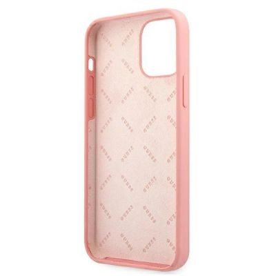 7. Guess GUHCP12LLSPEWPI iPhone 12 Pro Max 6,7" rosa/rosa Hartschalenetui Peony Collection