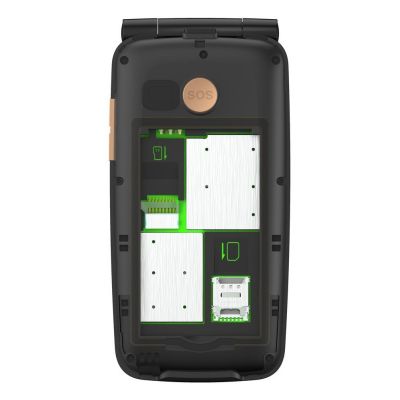 8. Gigaset GL795 7,11 cm (2,8") 142 g Schwarz Handy für Senioren