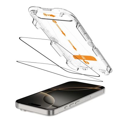 2. Tech-Protect Quick Set+ 2er-Pack Panzerglas für iPhone 16 Pro