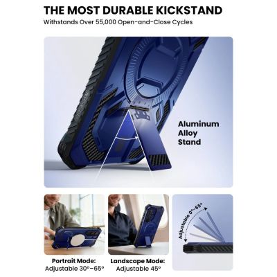 4. Supcase ArmorBox Mag MagSafe Hülle für Samsung Galaxy S26 – Marineblau und Schwarz