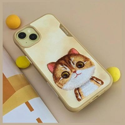 9. Nimmy Big Eyed Pet 2.0 Cat Case für iPhone 15 Pro - Grün
