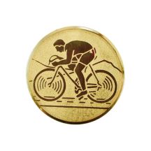 Aluminiumaufkleber – Radfahrer