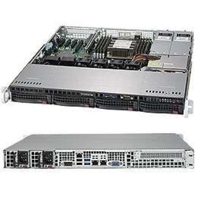 11. Supermicro CSE-813MFTQC-R407CB Rack-Servergehäuse (Schwarz)