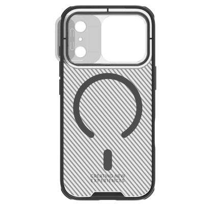 6. Nillkin CamShield Pro MagSafe-kompatible Hülle für iPhone 17 Pro – Transparent Schwarz