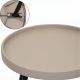 5. Balkonmöbel-Set, bestehend aus Tisch und 2 Stühlen, beige