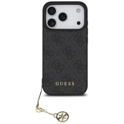 2. Guess 4G Charms Collection MagSafe Hülle für iPhone 17 Pro - Schwarz