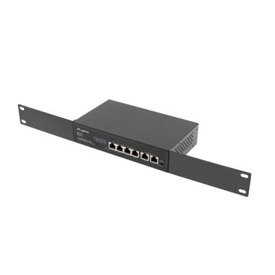 11. LANBERG Switch PoE+ Rack 10"/19" (4x 100 MB/s PoE+, 2x 100 MB/s) RSFE-4P-2FE-60