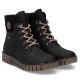 45. Wasserdichte schwarze Damen-Trekkingstiefeletten Rieker Y3433-00