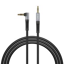 Orico AXW Mini-Klinkenstecker 3,5 mm, abgewinkeltes Audiokabel, 1 m – Schwarz