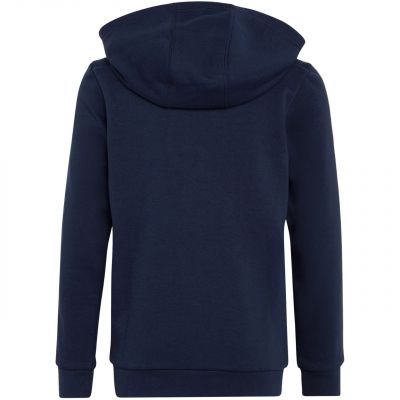 2. adidas Essentials 3-Streifen Fleece-Hoodie mit durchgehendem Reißverschluss Jr IC0600