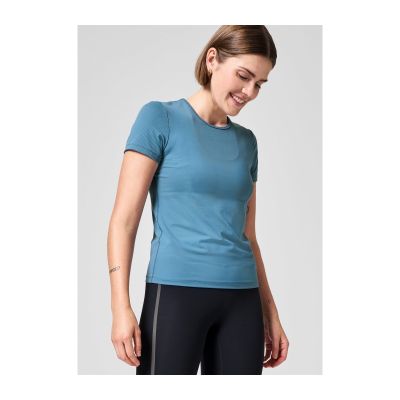 2. CASALL Essential Mesh Detail Tee Blau