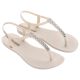 2. Ipanema Sandal Class Damen-Flip-Flop-Sandalen in Beige mit Strasssteinen