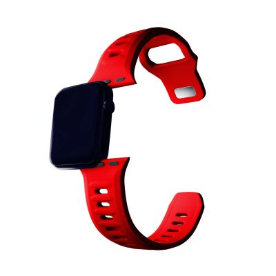 12. 3mk Silikon- Watch für Apple Watch 42/44/45/49 mm – Rot