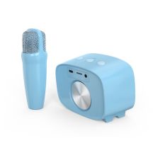 myFirst Voice 2 - Karaoke-Set für Kinder - Mikrofon und drahtloser Lautsprecher mit Klangveränderungseffekten (blau)