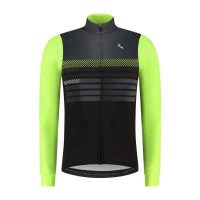 Rogelli STRYDE langes T-Shirt schwarz-fluoreszierend M