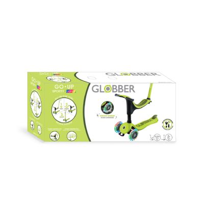 16. Dreirädriger Roller mit Mitfahrsitz GO•UP SPORTY LIGHTS (452-606-4 S)