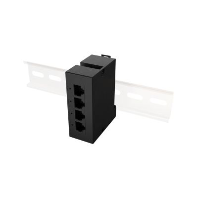 12. LANBERG Switch PoE-Extender 1x Eingang 3x Ausgang 1GB Ethernet DIN-Schiene 90W