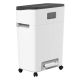 3. HP ONESHRED Aktenvernichter 12MC, Mikroschnitt, P-5, 12 Blatt, 25 l, lichtgrau