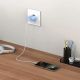 6. Tech-Protect NCA30 PD 30W QC3.0 USB-A / USB-C Wandladegerät - Blau