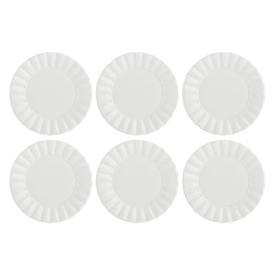Set mit 6 Ducale Salattellern – Weiß, 20 cm