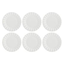 Set mit 6 Ducale Salattellern – Weiß, 20 cm
