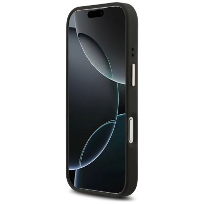 5. Guess 4G PU Classic Logo MagSafe Hülle für iPhone 17 Pro - Schwarz