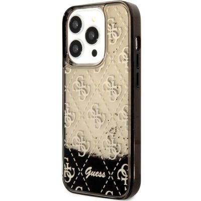 2. Guess GUHCP14LLC4PSGK iPhone 14 Pro 6.1" schwarz/schwarz Hardcase Liquid Glitter 4G Transculent