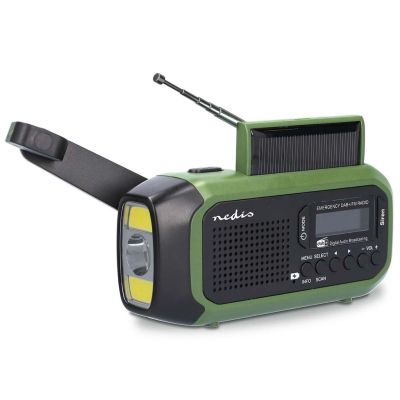 13. Nedis RDDBCR2000GN Tragbares Digitalradio Schwarz, Grün