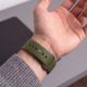 5. Tech-Protect Silikonarmband für Apple Watch 44 / 45 / 46 / 49 mm – Grün