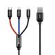 2. BASEUS USB-KABEL 3-IN-1 USB-C / LIGHTNING / MICRO 3A